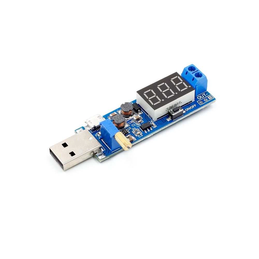 DC-DC 5V to 3.5V / 12V USB Step UP / Down Power Supply Module Adjustable Boost Buck Converter Out DC 1.2V-24V