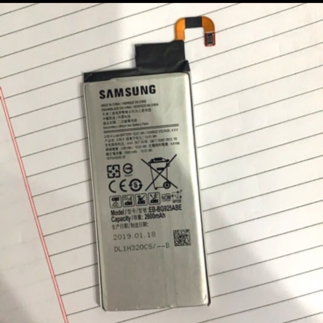 Pin xịn mới cứng cho samsung S6 Edge bảo hành 3 tháng