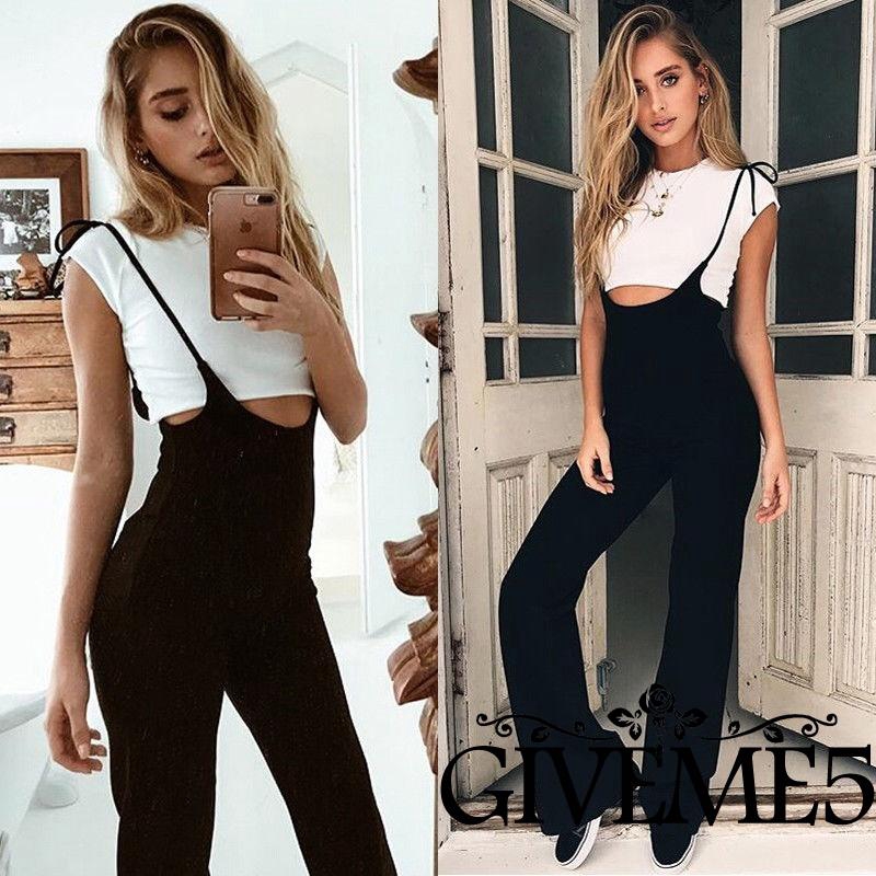 Elegant Black  Jumpsuit Casual Jumpsuits Fashion Hot Sexy High Waist Backless Rompers