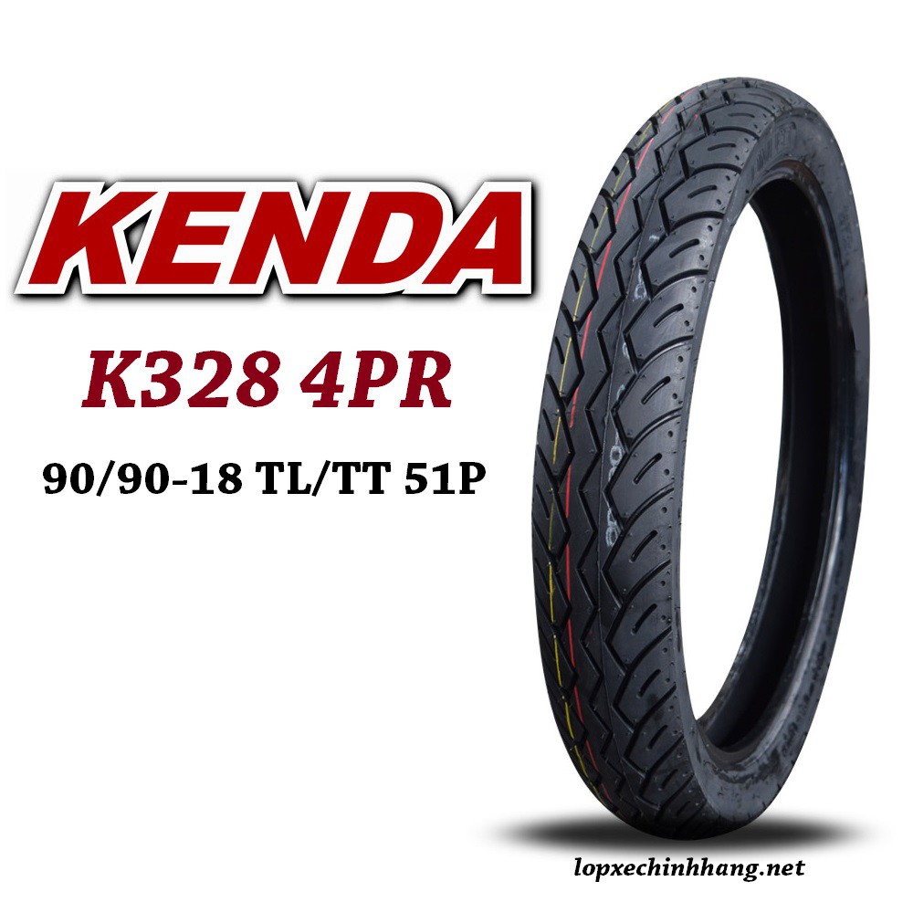 Vỏ lốp xe máy Kenda 90 90-18 TL Không ruột