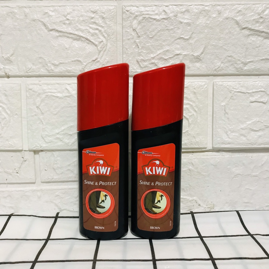 Xi Nước Đánh Giày KIWI Màu Đen/ Nâu 75ml