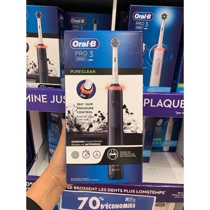 ( đủ bill) Bàn chải điện Oral B Pro 3 3000, Pro1 700 Made In Germany