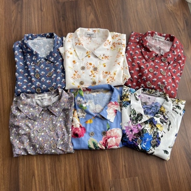 Áo sơmi nữ tay ngắn dáng suông . hình thật shop chụp
