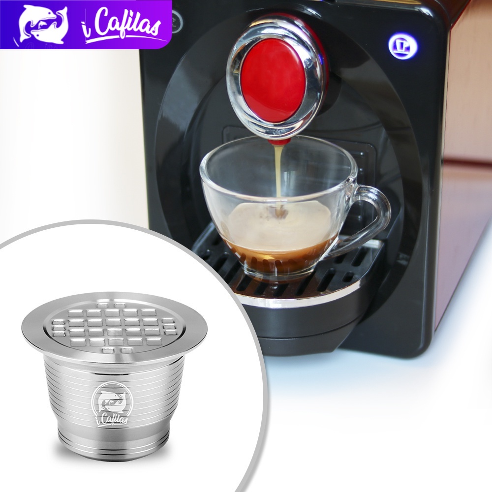 【i Cafilas】[HFG02] Phin Lọc Cà Phê Có Thể Tái Sử Dụng Cho Nespresso Inissia Lattissima