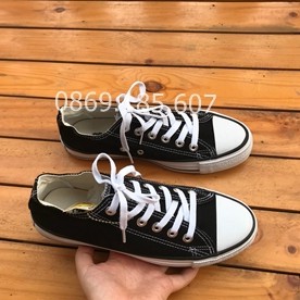 Giày thể thao CV đen trắng cổ thấp Nam Nữ | BigBuy360 - bigbuy360.vn