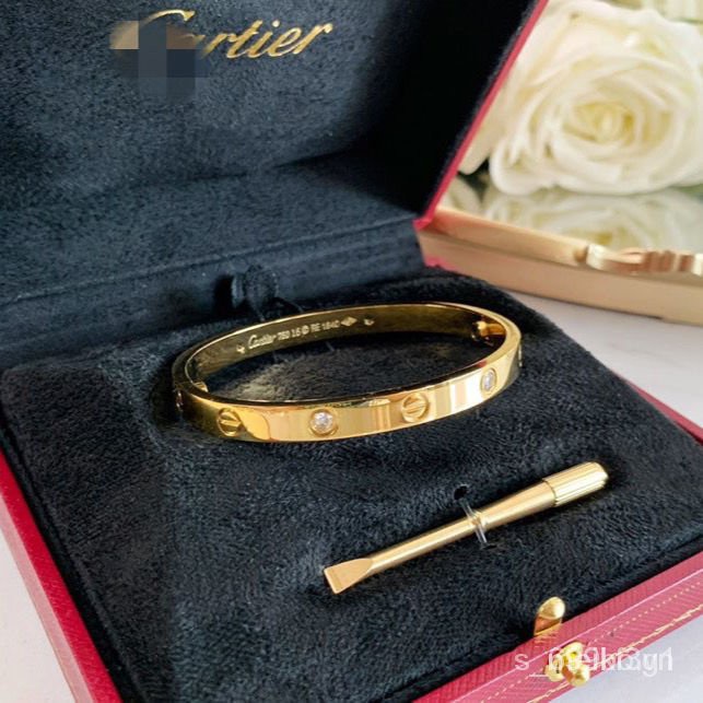 18kRose GoldloveVòng Tay Bạc Nữ Cặp Đôi Bạc Vòng Đeo Tay Nữ Sinh Viên Cổ Điển Ngày Valentine