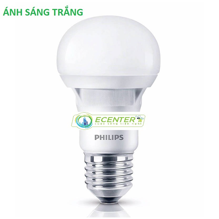 Bóng LED Bulb Philips Ecobright 8W E27 ( Ánh sáng trắng )