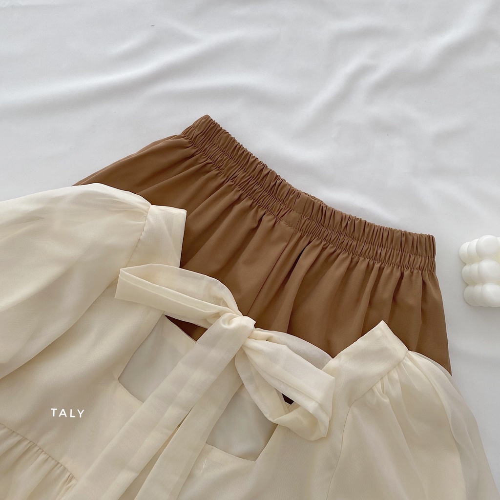 Set áo babydoll + quần TALY S210311