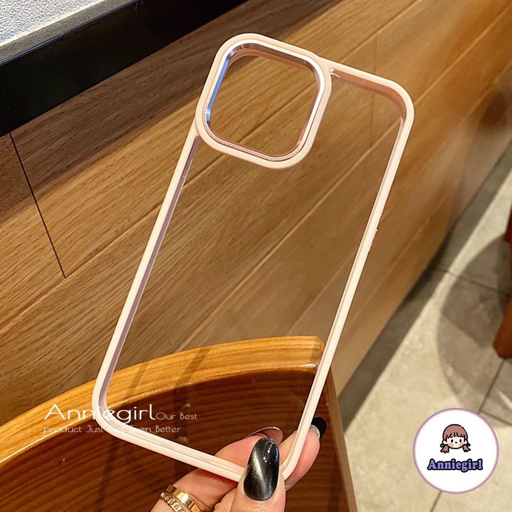 Ốp Điện Thoại Silicon Chống Sốc Mạ Màu Hồng Cho IPhone 14 13 12 11 Pro Max 8 7 Plus X XS XR