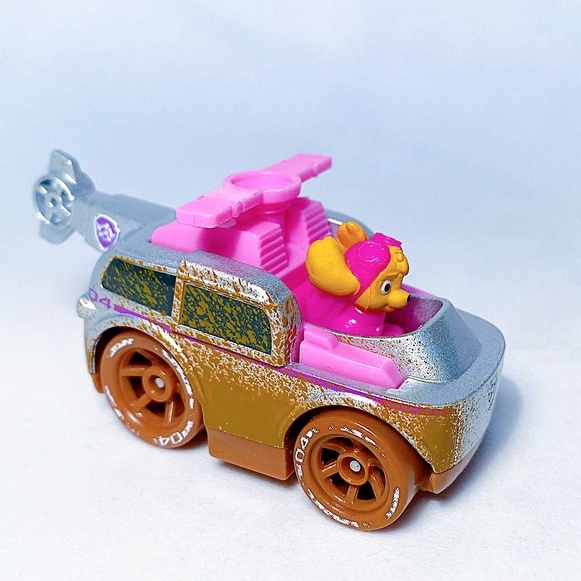 Xe chó cứu hộ Skye - Paw Patrol Full box - True Metal - Hàng chính hãng Spin Master - Hasbro