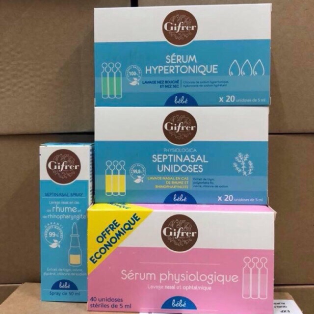 Nước muối sinh lý Gifrer Pháp