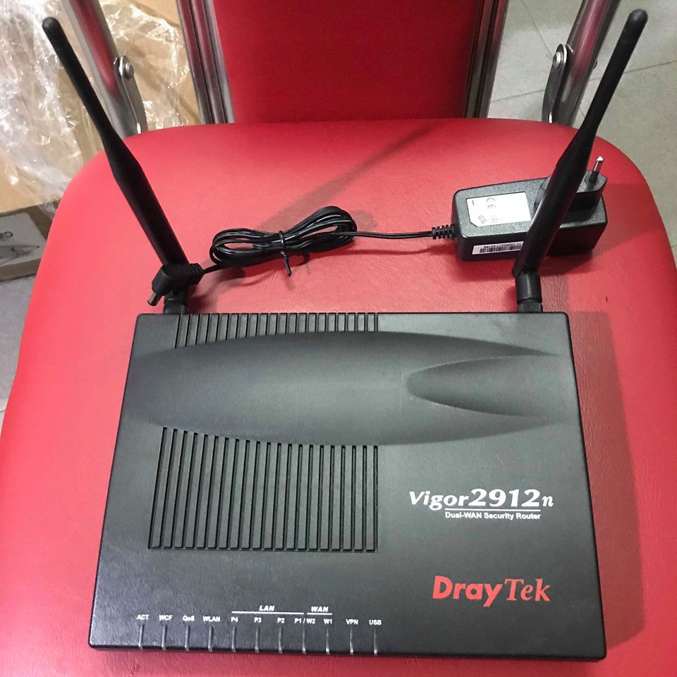 Cân bằng tải Draytek Vigor 2912N 300Mbps qua sử dụng bảo hành 03 tháng