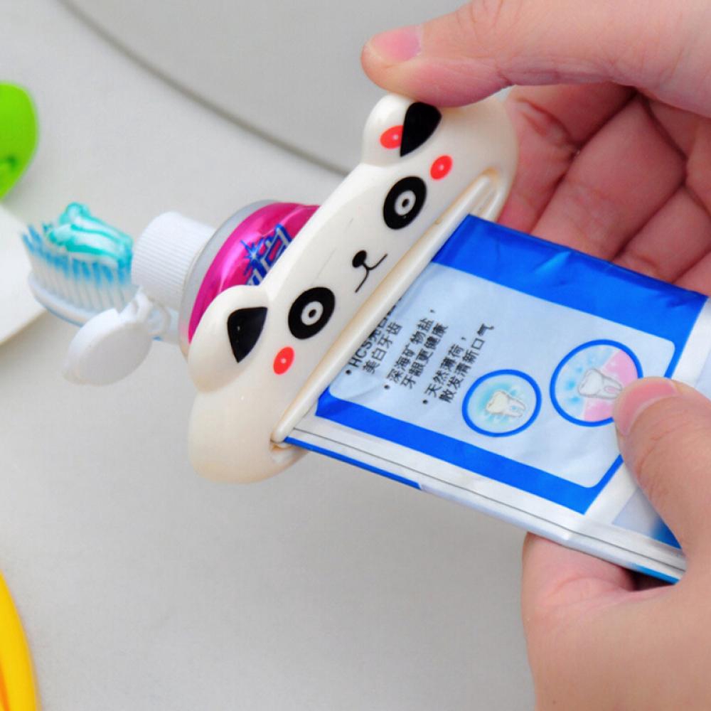 JANE Lovely Multifunctional Animal Bath Cute Toothpaste Squeezer
