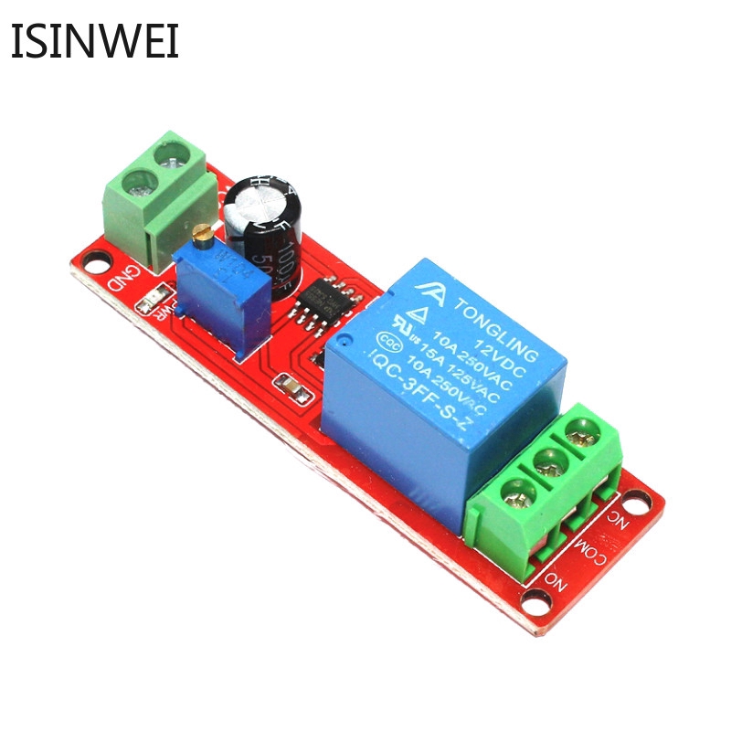 Rơ le hẹn giờ 0-10 giây DC 12V thiết kế tiện lợi