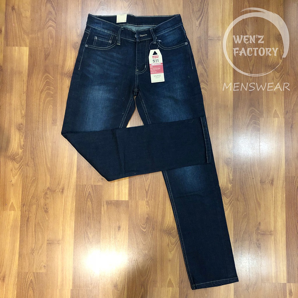 Quần Jean Levi's 511 Xanh Đen Bạc