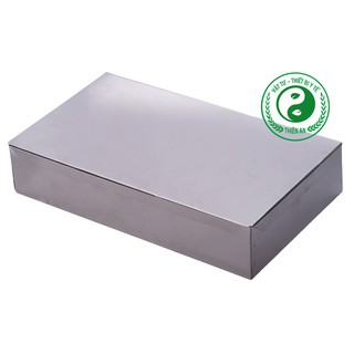 Hộp đựng dụng cụ y tế chữ nhật- inox- Kích thước DxRxC: 22x10x5 (cm)