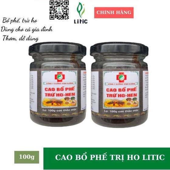 Cao bổ phế trừ ho hen dưỡng sinh đường 100g SBPTH - thảo dược litic