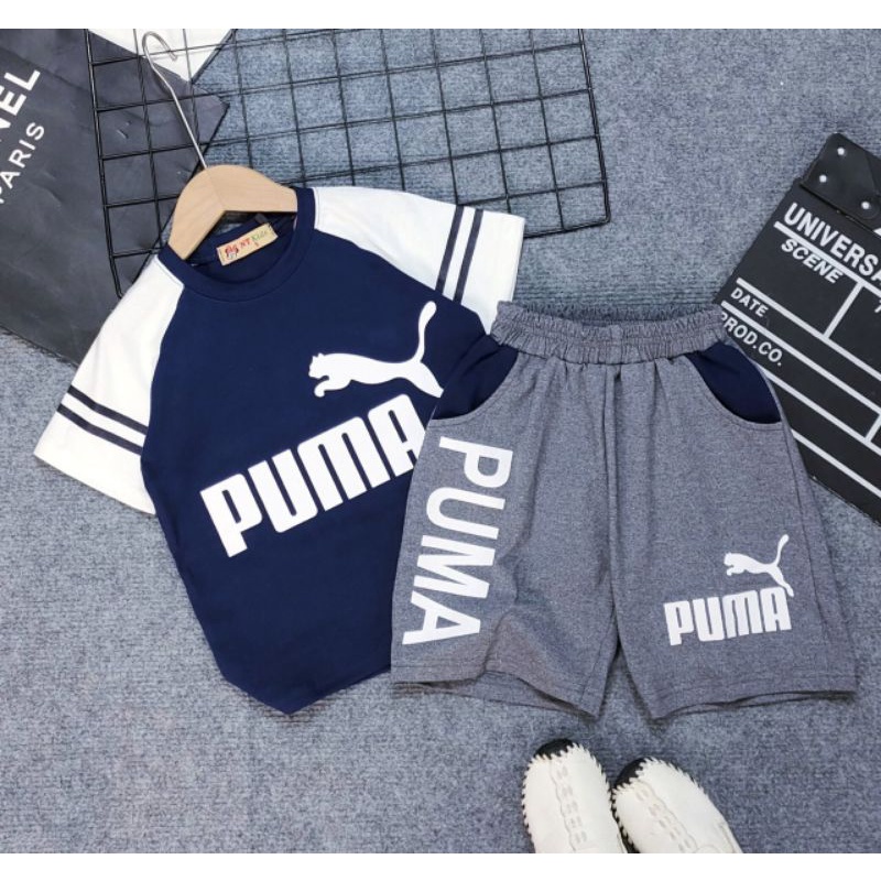 Bộ tay ngắn quần đùi thun cotton 4 chiều cho bé trai dưới 45kg