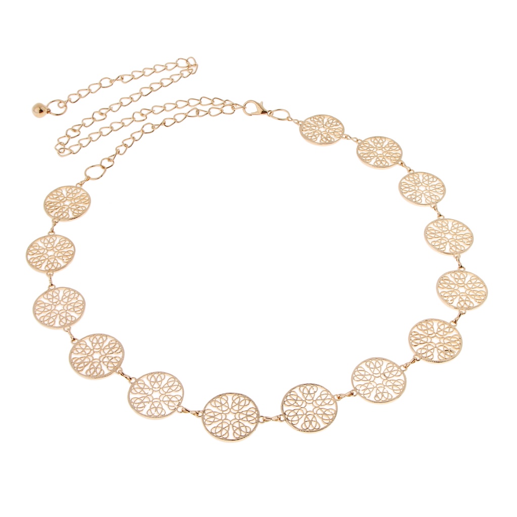 Thắt lưng dây xích vàng thời trang dành cho nữ