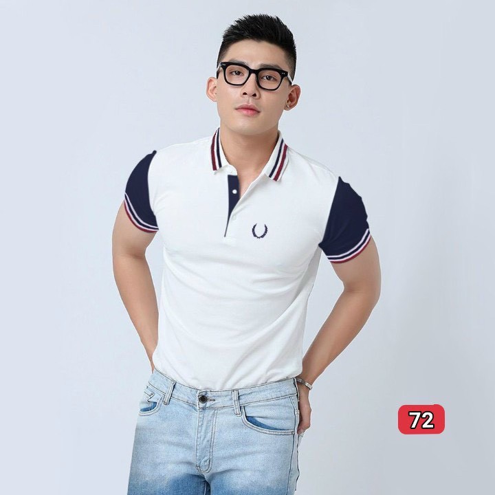 Áo thun nam cao cấp murad_fashion, áo polo nam màu trắng thêu logo thêu chữ đẹp phong cách thời trăng nam 2021 atn72