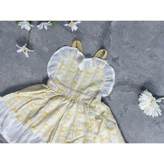 Yếm tim vàng Lennco cho bé gái(7-13kg)