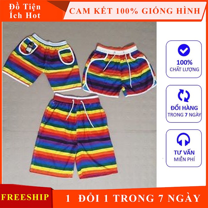 Combo 3 quần đi biển bố mẹ và con