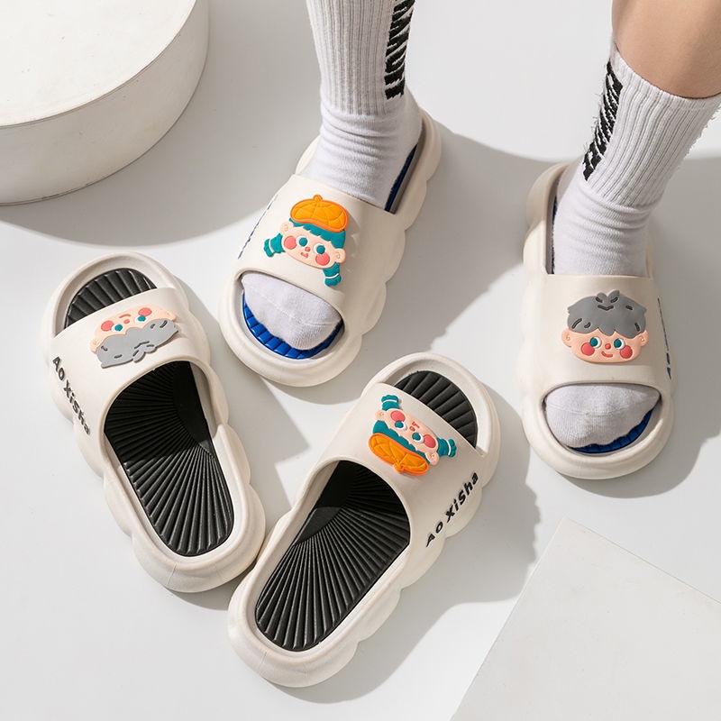 Dép Xỏ Ngón Đi Trong Nhà Họa Tiết Hoạt Hình Dễ Thương Cho Nữ