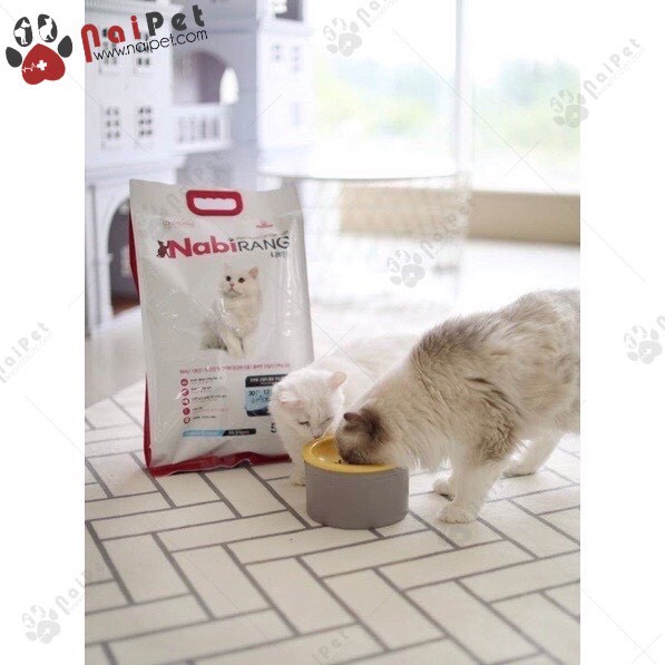 Thức Ăn Hạt Khô Cho Mèo Nabirang Hàn Quốc Túi Tiết Kiệm 1kg