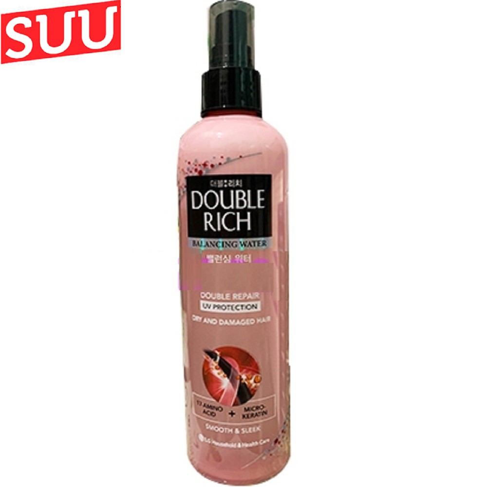 Xịt Dưỡng Tóc 120ml Double Rich Chăm Sóc Tóc Hư Tổn Mẫu Mới, suu.shop cam kết 100% chính hãng