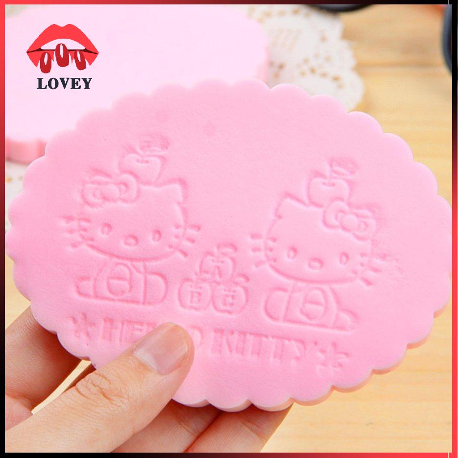 [Hàng mới về] Miếng xốp rửa mặt hình Kitty thiết thực | BigBuy360 - bigbuy360.vn