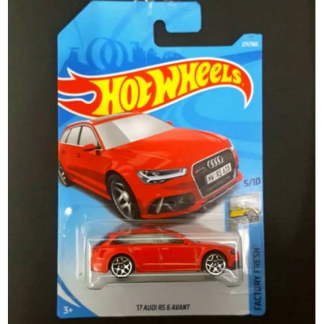 Hot Wheels Mô Hình Xe Hơi Audi Rs 6 Avant Red 2018 17