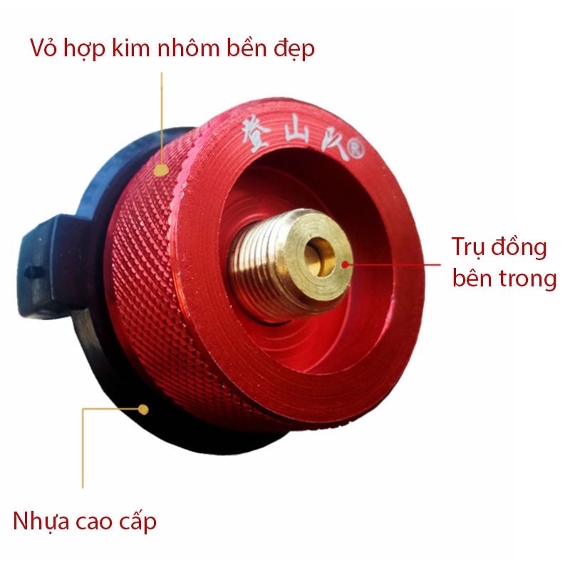 Đầu Chuyển Đổi Bình Ga Mini Tự Động Khóa, Van Chuyển Đổi Bình Ga An Toàn, Đầu Chuyển Đổi Bếp Ga Du Lịch Tiện Lợi KH19