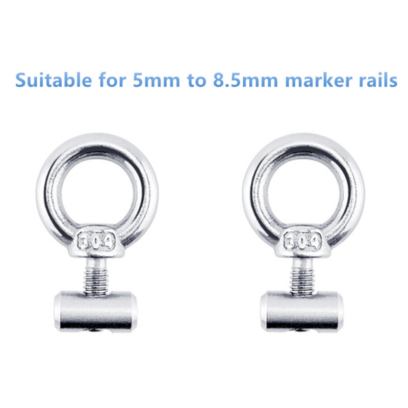 Set 2 Đai Ốc M4 Gắn Cố Định Lều Thuyền RV Caravan f Chuyên Dụng