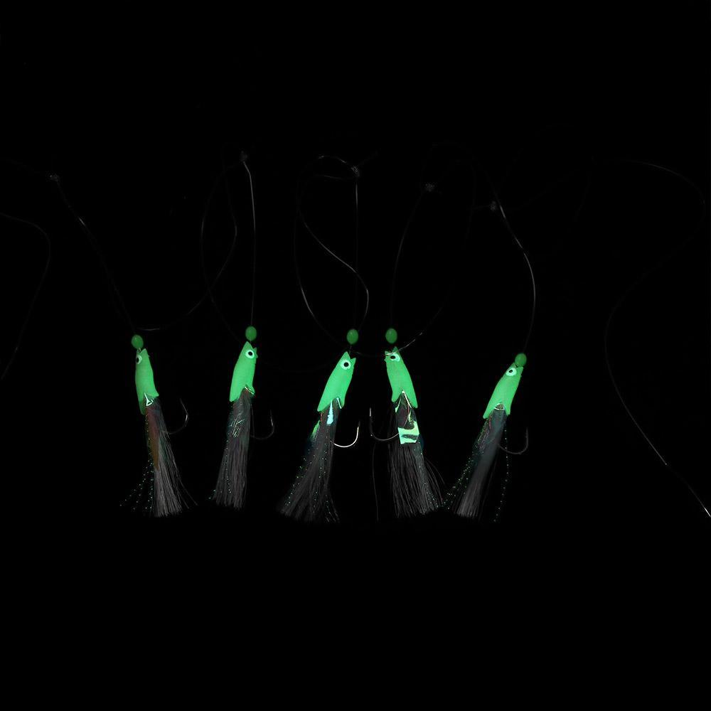 MAG Set 5 Mồi Giả Nhử Cá Bằng Thép Carbon Silicone Mềm