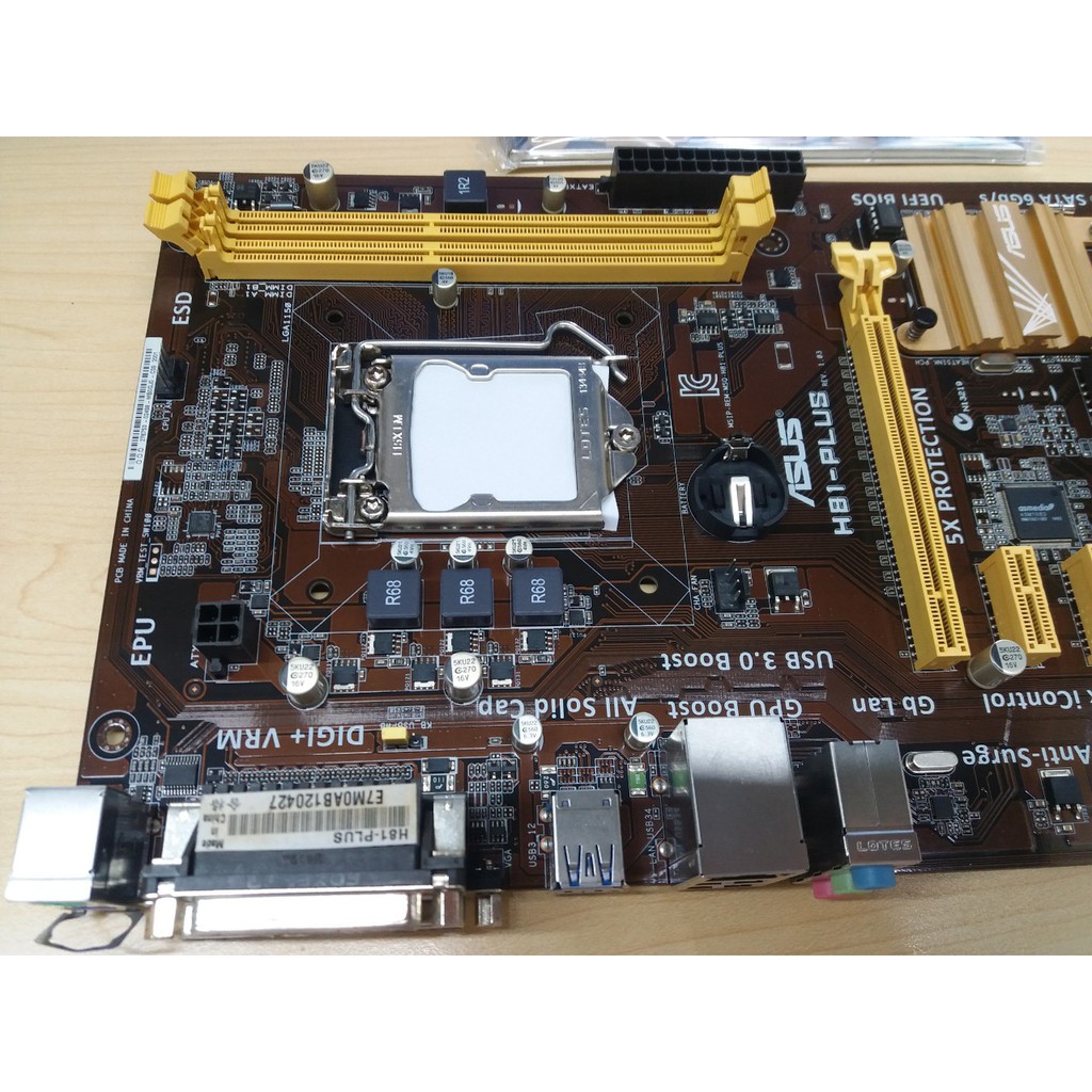 Main Asus H81-Plus- bo mạch máy tính