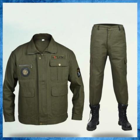 Quần Áo LÍNH MỸ US ARMY Phong Cách Quân Đội, Bộ Quần Áo Túi Hộp Đi Phượt
