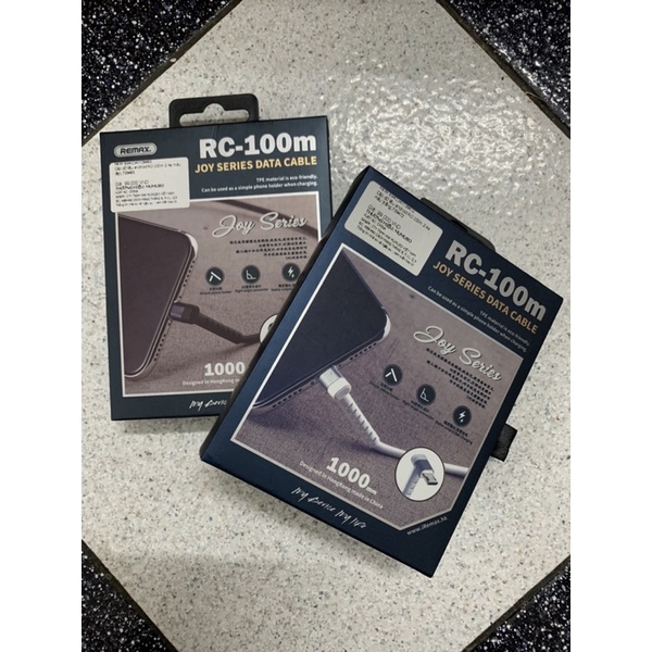 Cáp sạc nhanh cổng MicroUSB Remax RC-100m Data Joy Series 2 in 1 truyền dữ liệu và tích hợp giá đỡ