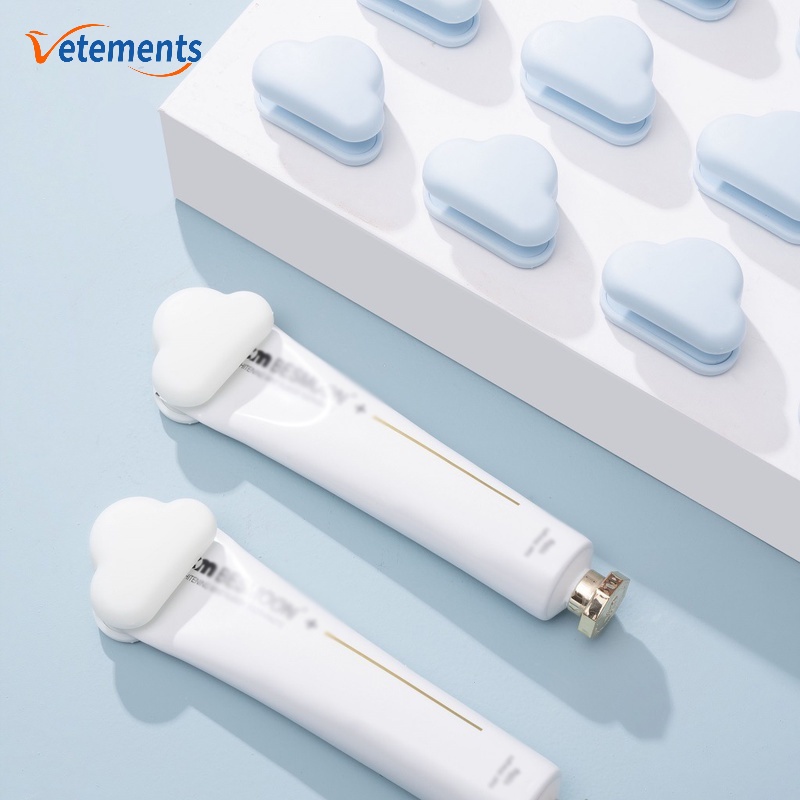 Kẹp Cố Định Kem Đánh Răng Hình Đám Mây Sáng Tạo Gắn Tường Không Để Lại Dấu Vết