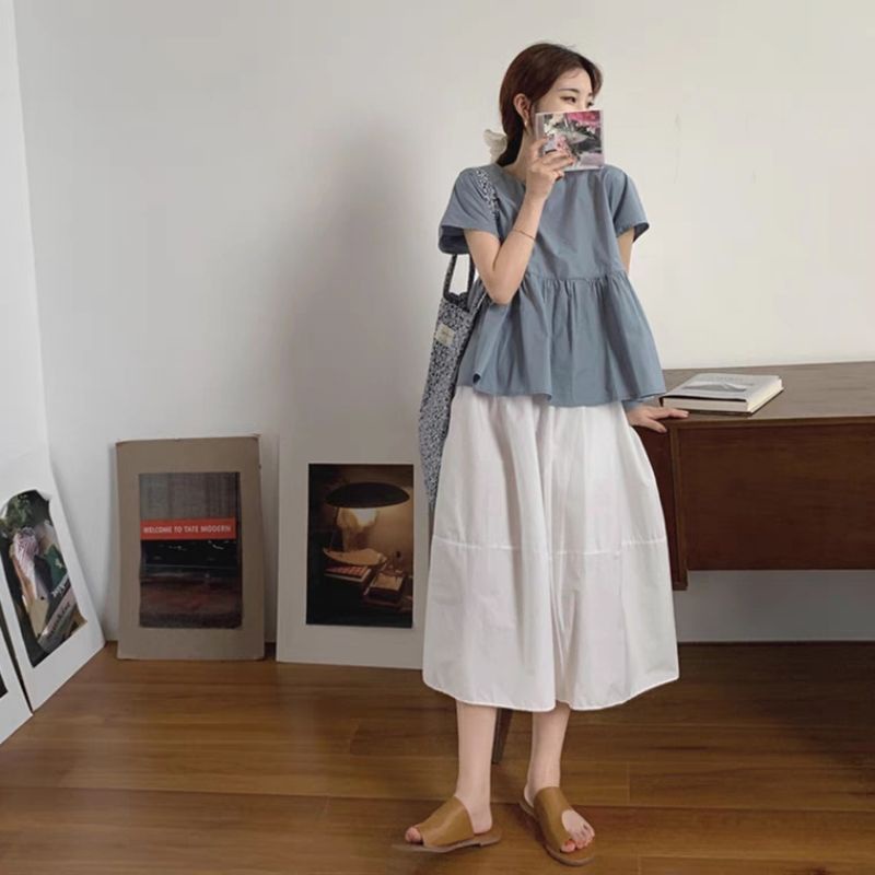 Set áo babydoll vintage tiểu thư hàng Quảng Châu, có bán lẻ A025