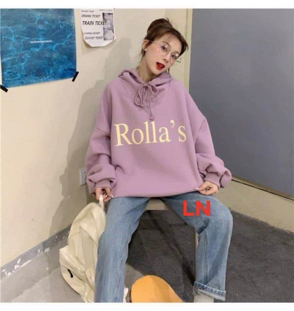 Áo hoodie nỉ bông Rolla’s