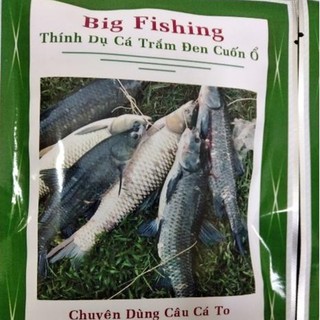 Mồi bột dụ cá trắm đen to cuốn ổ . Túi 100 Gram.