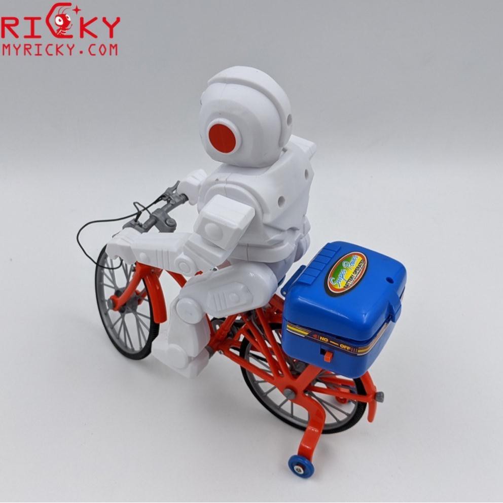 Robot chay xe đạp cực đẹp