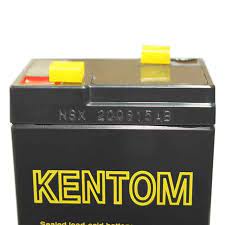 Bình acquy 6v 5Ah Kentom - ắc quy 6v khô cho xe điện trẻ em ,đèn khẩn cấp,quạt sạc