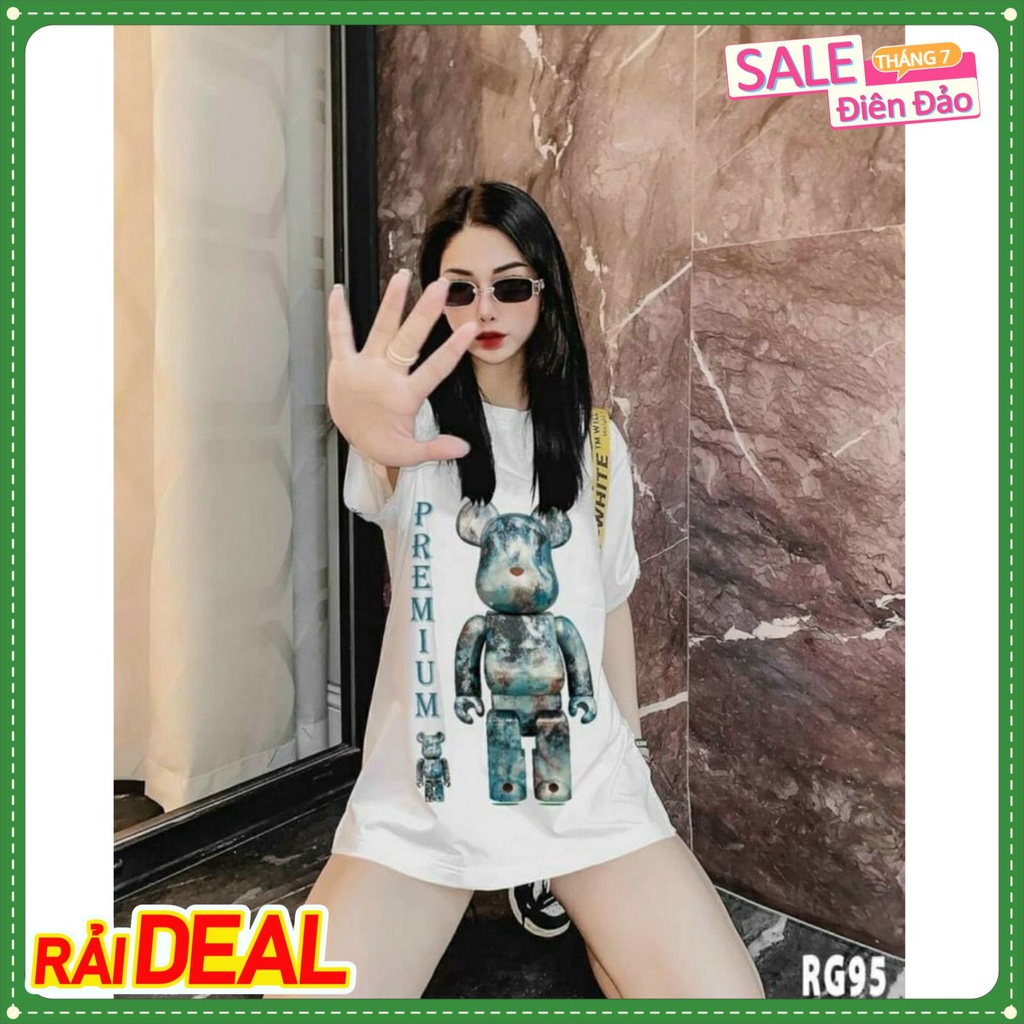 Áo phông nam nữ form rộng Gấu Predium Babishopq áo thun unisex tay lỡ dáng oversize chất siêu mát | BigBuy360 - bigbuy360.vn