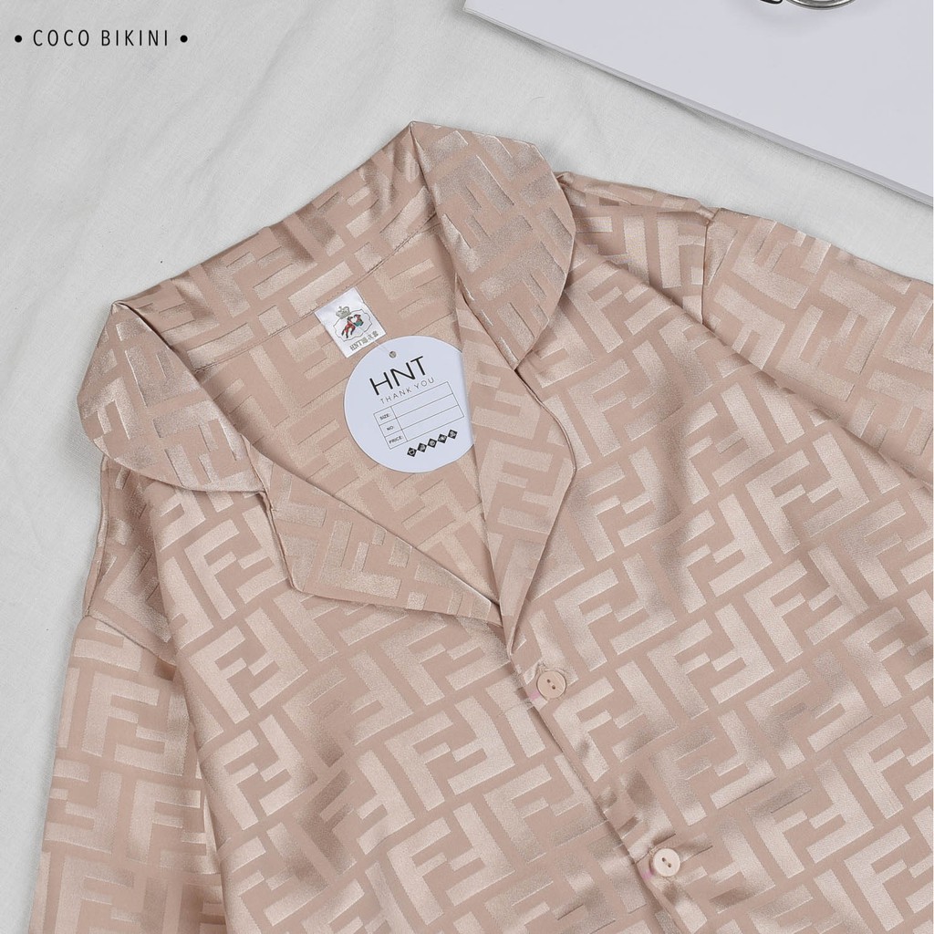 𝑪𝑶𝑪𝑶 𝑩𝑰𝑲𝑰𝑵𝑰 Bộ Đồ Ngủ - Đồ Mặc Nhà Lụa Gấm ( VCC822 ) | BigBuy360 - bigbuy360.vn