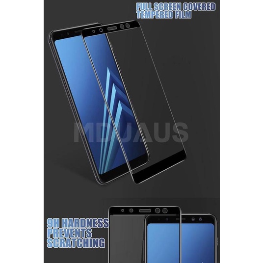 Kính cường lực 9D bảo vệ màn hình cho Samsung Galaxy A6 A8 J4 J6 Plus 2018 A5 A7 A9 J2 J8 2018