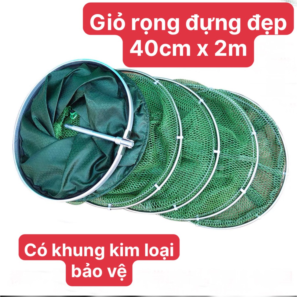 Giỏ đựng cá Rọng đựng cá khung kim loại siêu bền cao cấp GC10