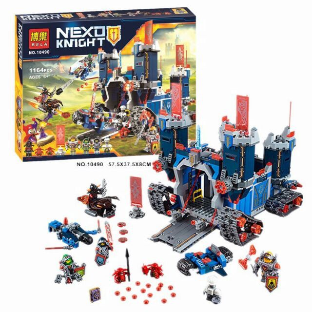 đồ chơi lego xếp hình lắp ráp bela Nexo Knights 10490 - Pháo Đài Hiệp Sĩ Di Động