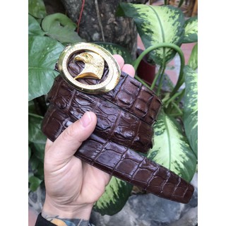 Thắt lưng da cá sấu