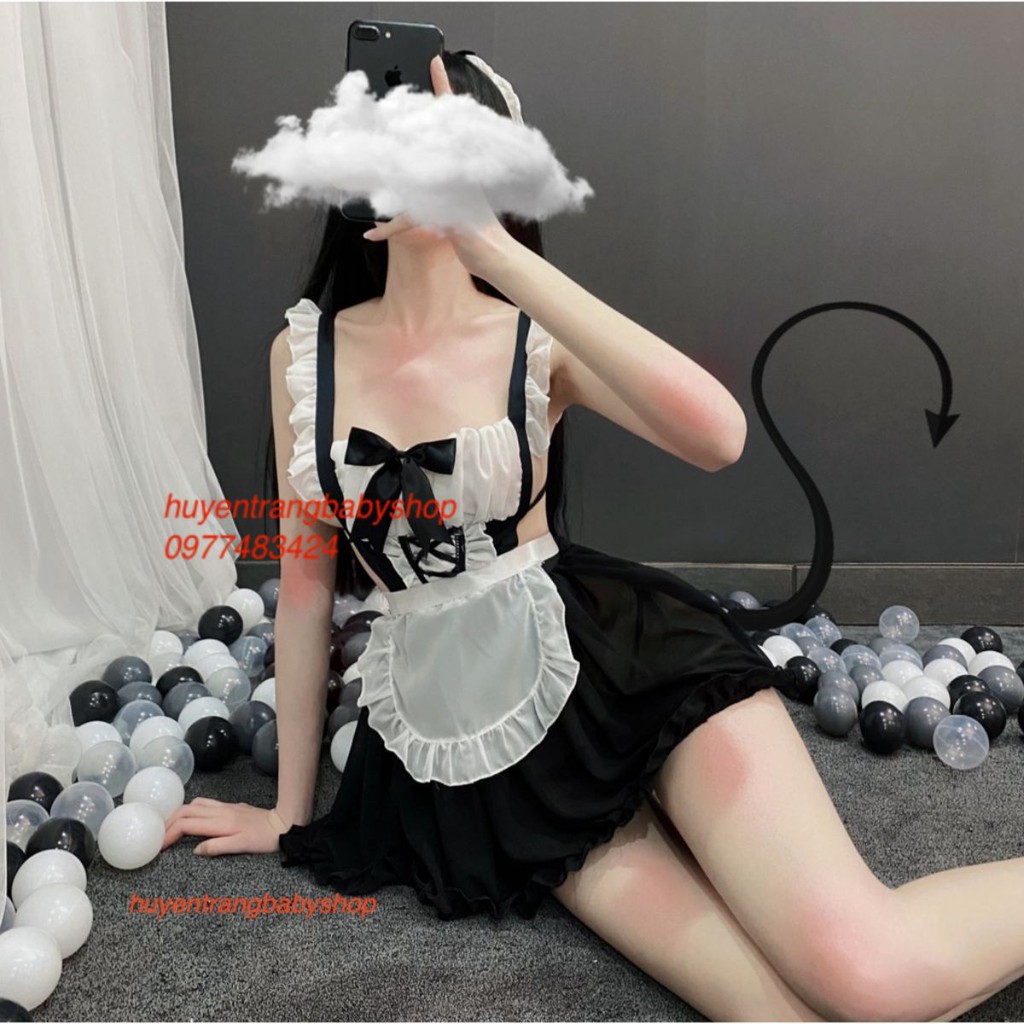 Cosplay sexy hầu gái Nhật Bản cao cấp 2362 ( Quà tặng valentine , sinh nhật bạn gái ) CP06